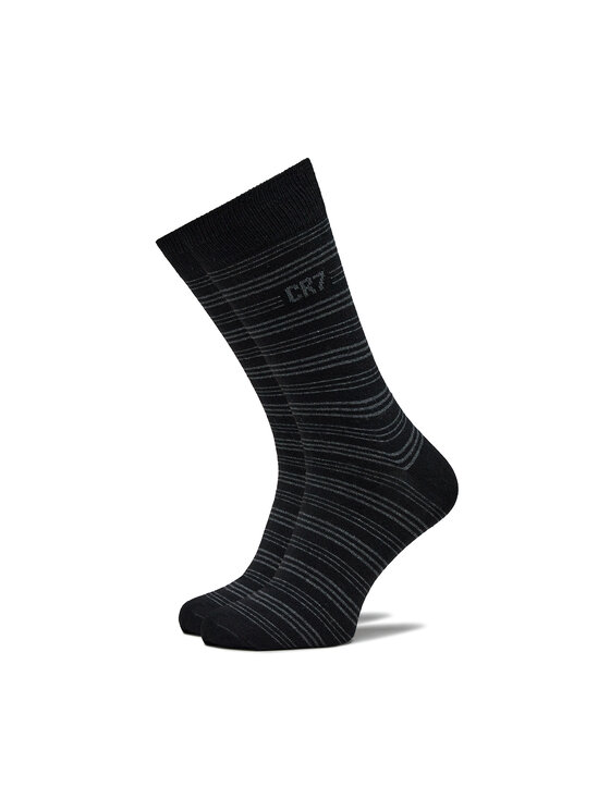 Cristiano Ronaldo CR7 Cristiano Ronaldo CR7 Set di 7 paia di calzini lunghi unisex 8190-80-9000 Nero