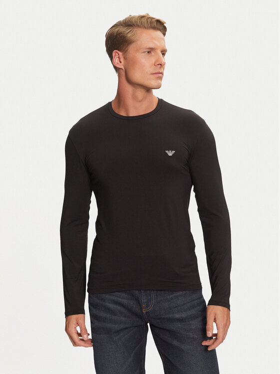 Emporio Armani Underwear Emporio Armani Underwear Hosszú ujjú 111984 4F511 00020 Fekete Regular Fit
