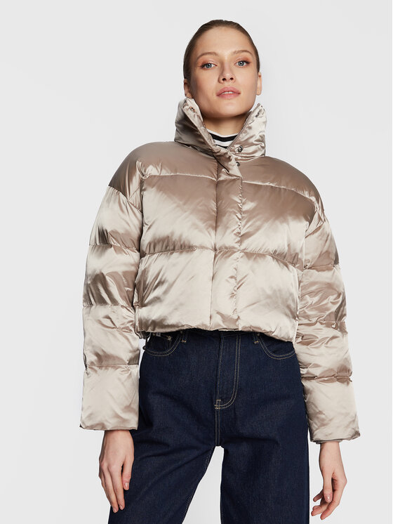 Calvin Klein Calvin Klein Pehelykabát Shine K20K205007 Bézs Regular Fit