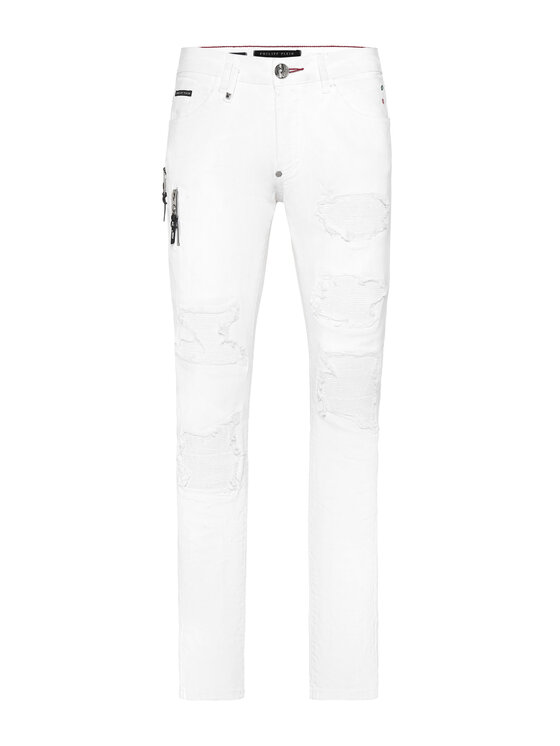 PHILIPP PLEIN PHILIPP PLEIN Jeans 11609 Bianco Straight Leg