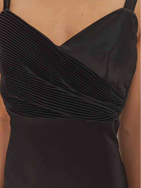 Rinascimento Rinascimento Rochie cocktail CFC0019703002 Negru Slim Fit