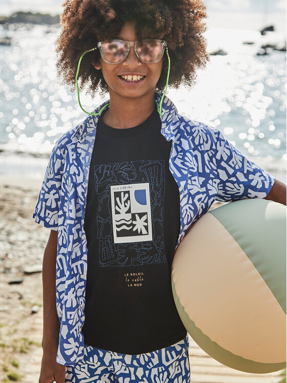 Mayoral Mayoral Tricou 6005 Negru Regular Fit