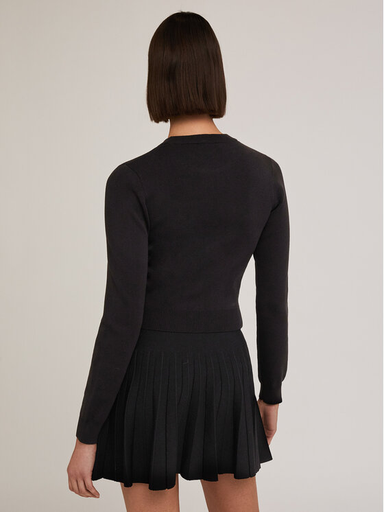 Motivi Motivi Cardigan M318W003401N033 Nero Regular Fit