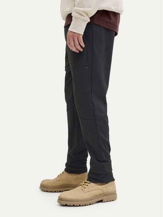 Jack & Jones Jack & Jones Spodnji del trenirke Gordon 12288623 Črna Regular Fit