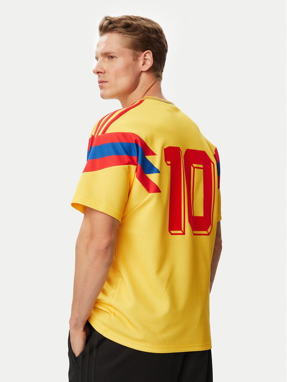 adidas adidas Tehniline särk Colombia Away Jersey 1990 JN3713 Kollane Regular Fit