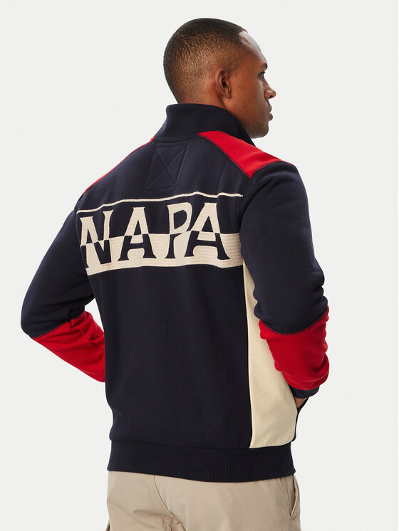 Napapijri Napapijri Bluza B-Archive NP0A8AFN Granatowy Regular Fit