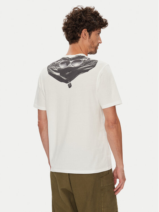 C.P. Company C.P. Company Tricou RCCMTS725A005100W Écru Regular Fit
