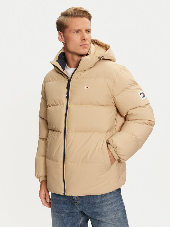 Tommy Jeans Tommy Jeans Pernata jakna Essential DM0DM19786 Bež Regular Fit