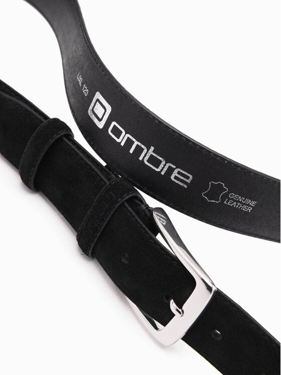 Ombre Ombre Pasek Męski OU-ACBE-0113 Czarny