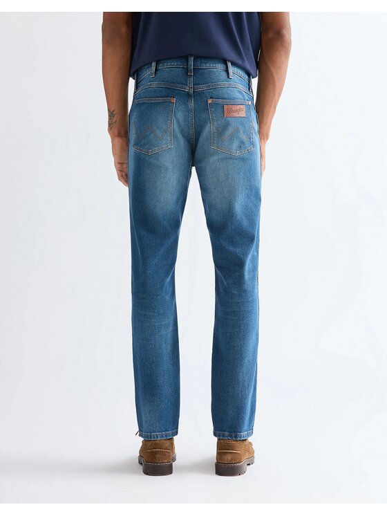 Wrangler Wrangler Jeansy LARSTON Niebieski Slim Fit