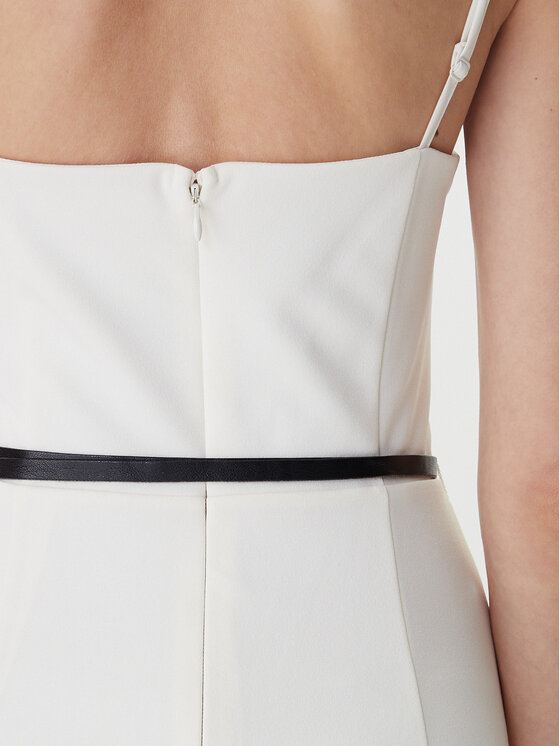 Guess Guess Cocktail obleka W6RK0G KC9O0 Écru Regular Fit