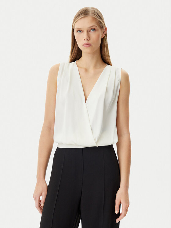 Rinascimento Rinascimento Bluse CFC0122616003 Écru Regular Fit