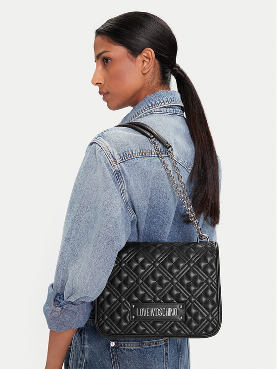 LOVE MOSCHINO LOVE MOSCHINO Дамска чанта JC4000PP0NLA000B Черен