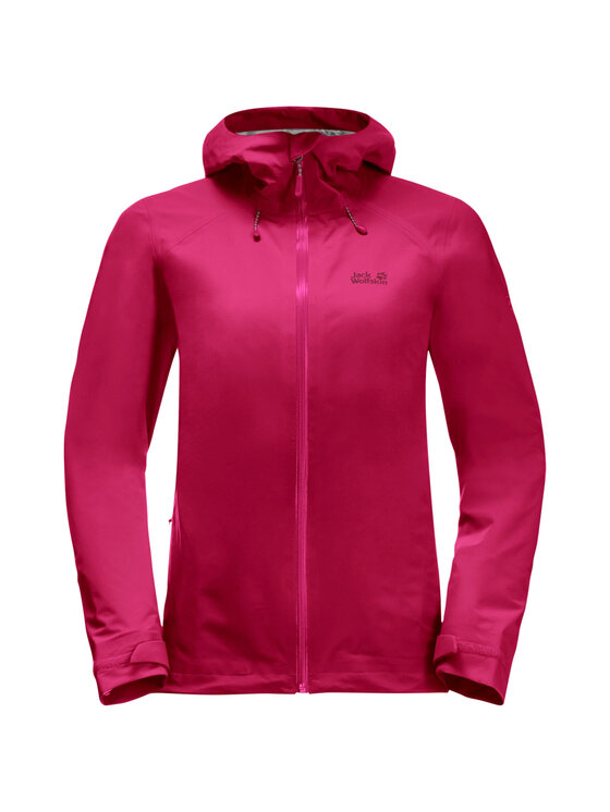 Jack Wolfskin Jack Wolfskin Kurtka przejściowa Jack Wolfskin Highest Peak 3l Jkt W Różowy Regular Fit