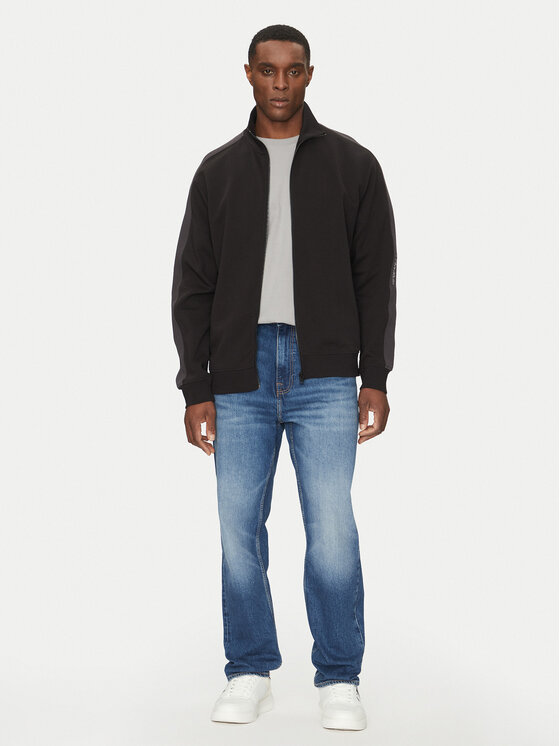 Calvin Klein Jeans Calvin Klein Jeans Μπλούζα Logo Tape J30J327244 Μαύρο Regular Fit