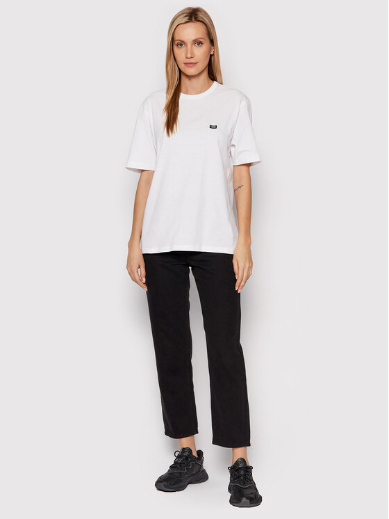 Vans Vans T-Shirt Small VN0A5I8X Biały Regular Fit