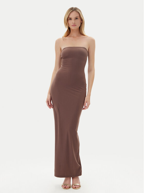 Guess Guess Kasdieninė suknelė O5GK00 KCDE0 Ruda Bodycon Fit