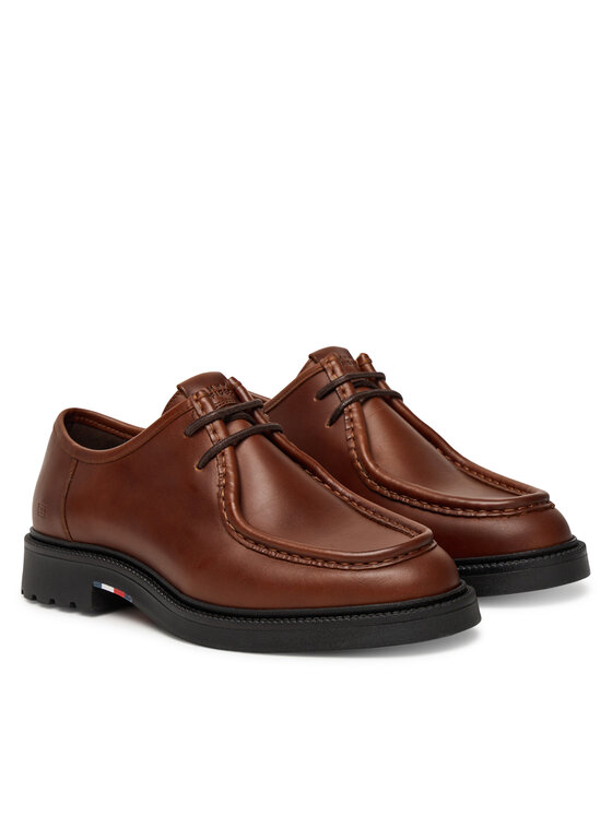 Tommy Hilfiger Tommy Hilfiger Cipele Comfort Lwt Moc Toe FM0FM05588 Smeđa