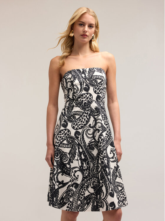 Motivi Motivi Vestito da giorno 7178Q003268N0S1 Nero A-Line Fit