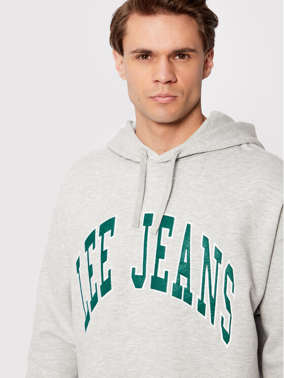 Lee Lee Felpa Seasonal L84JRYMP 112322632 Grigio Loose Fit