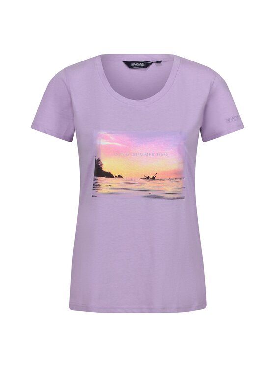 Regatta Regatta T-Shirt Filandra VIII Fioletowy Short Fit