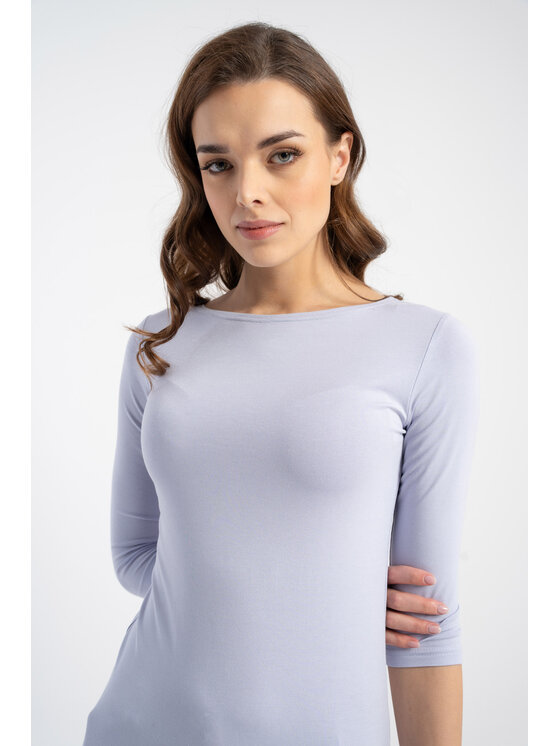 CLICK CLICK Μπλουζάκι 72-012 Μωβ Anatomic Fit