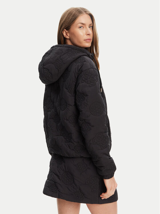 Guess Guess Преходно яке V5YL0 3WHEB2 Черен Regular Fit