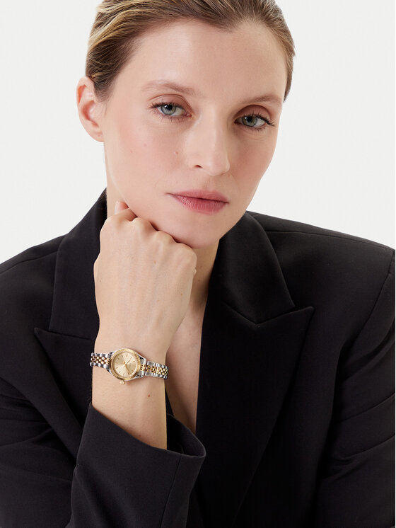 Timex Timex Ročna ura Legacy Mini TW2W90900 Zlata