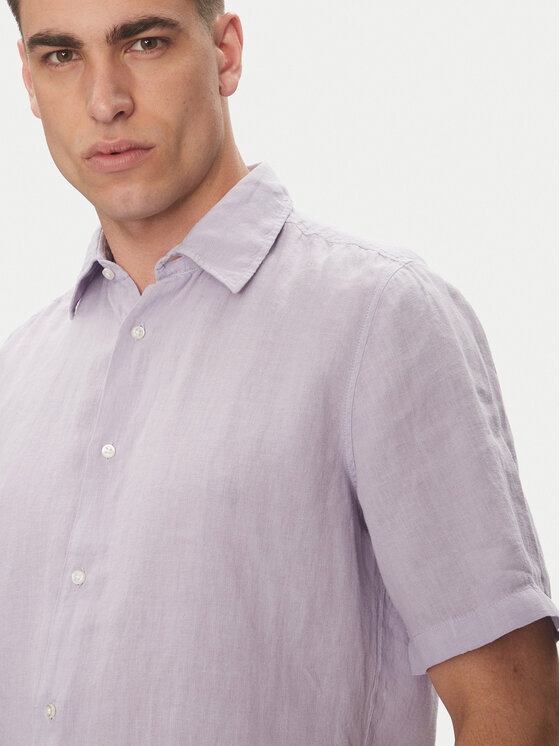 BOSS BOSS Srajca 50537382 Vijolična Regular Fit