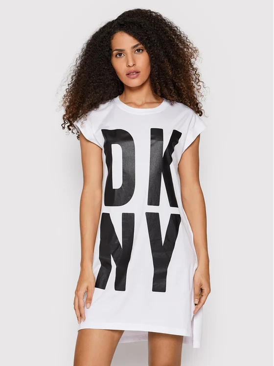 DKNY T-Shirt P1RHRB2M Weiß Regular Fit