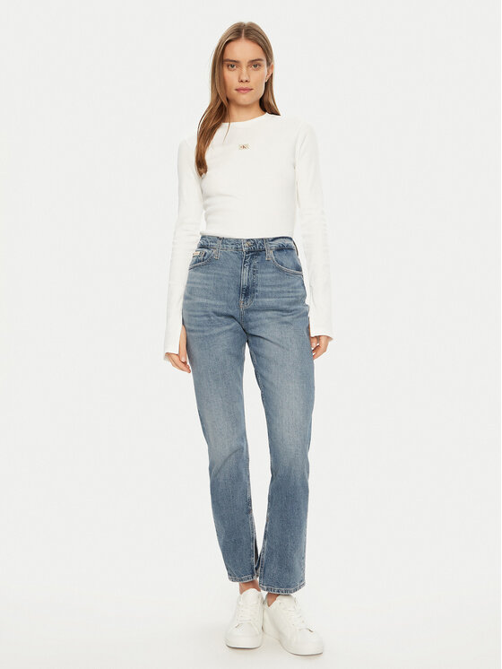 Calvin Klein Jeans Calvin Klein Jeans Дънки Authentic J20J224508 Син Straight Fit