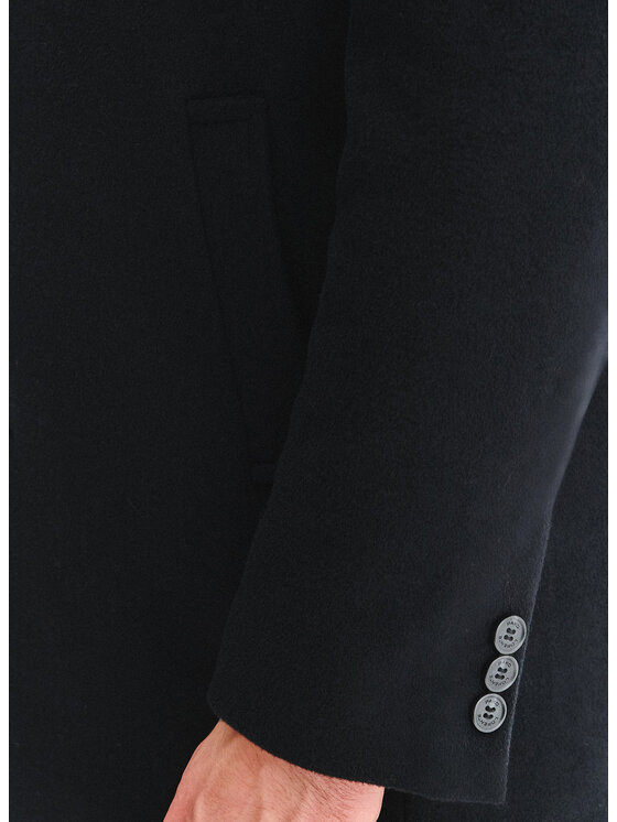 Pako Lorente Pako Lorente Płaszcz zimowy P25WF-7X-017 Czarny Classic Fit