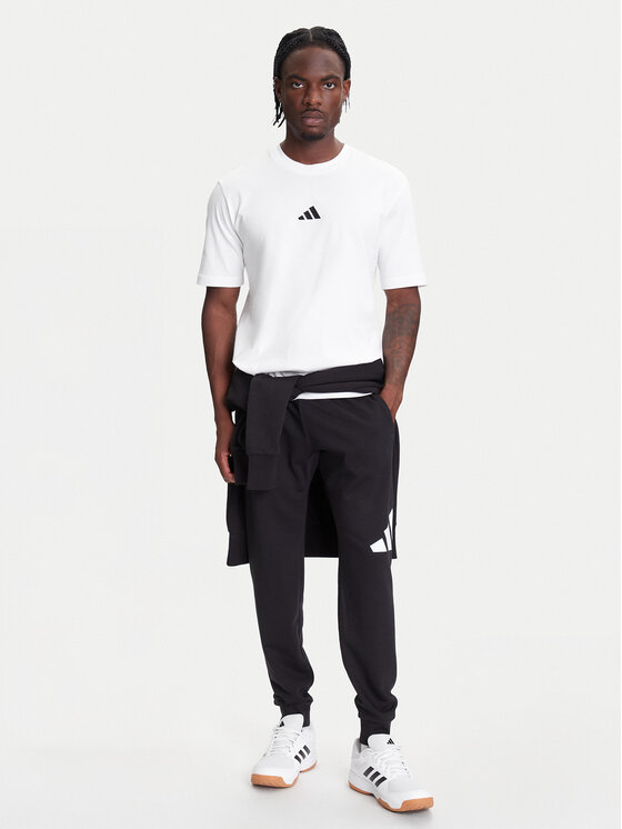adidas adidas T-Shirt Essentials Small Logo JF1092 Λευκό Regular Fit