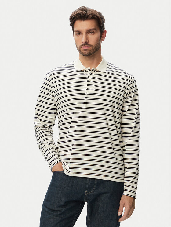 Jack & Jones Tricou polo Cassis 12295163 Crem Regular Fit