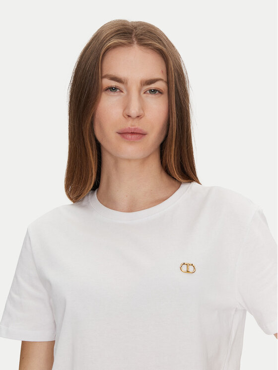 TWINSET TWINSET T-särk 251TP2074 Valge Regular Fit