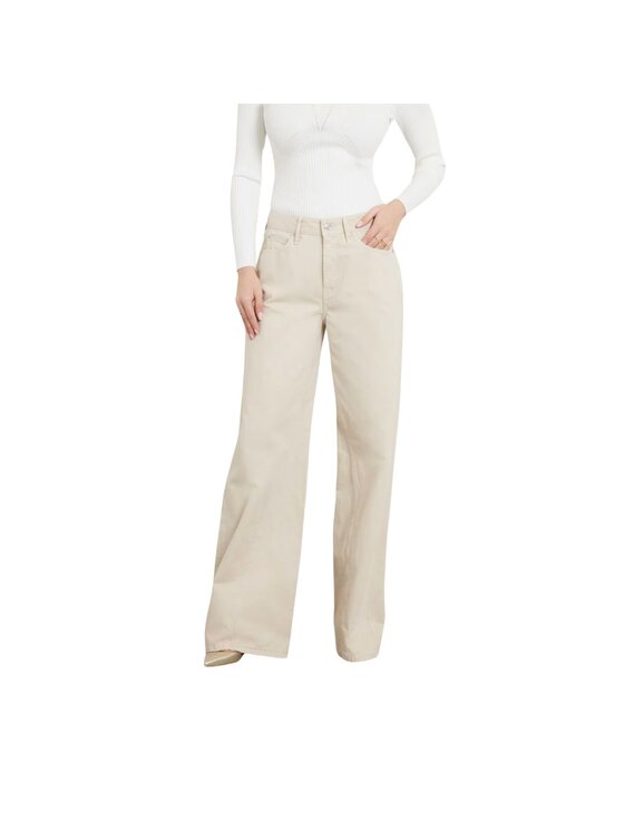 Guess Guess Παντελόνι chino Slim chino donna Μπεζ Chino Fit