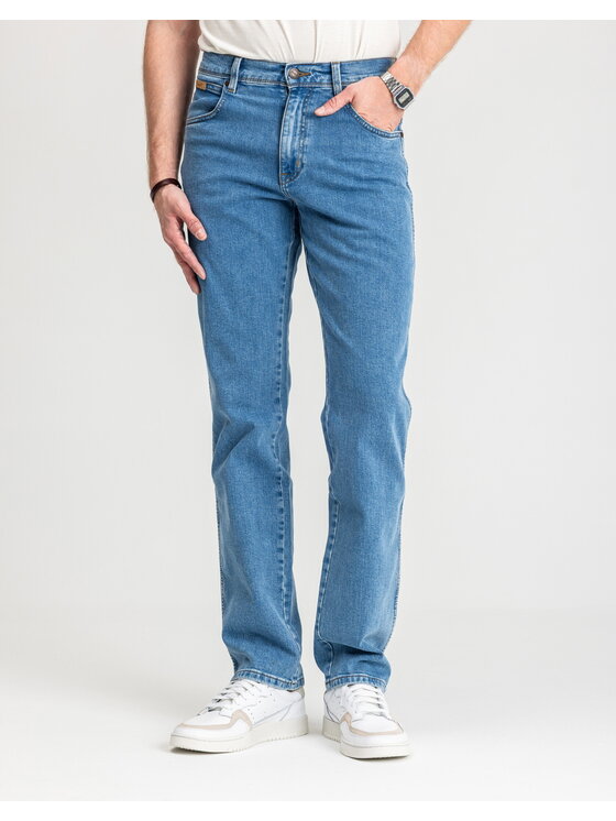 Wrangler Wrangler Jeansy TEXAS Niebieski Straight Fit