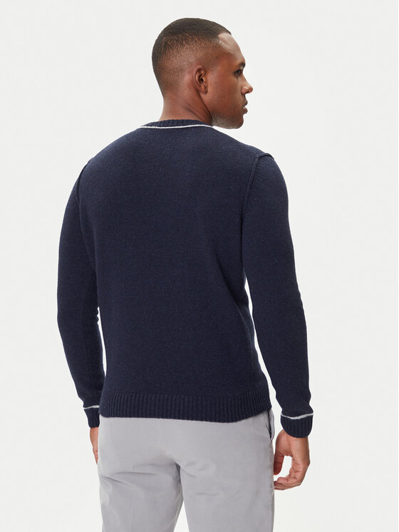 Aeronautica Militare Aeronautica Militare Sweater 252MA1608UL00924 Sötétkék Regular Fit