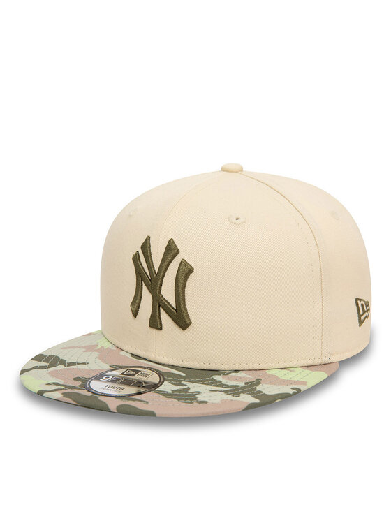 New Era Cepure ar nagu Youth Contrast 9Fif 60565304 Bēšs