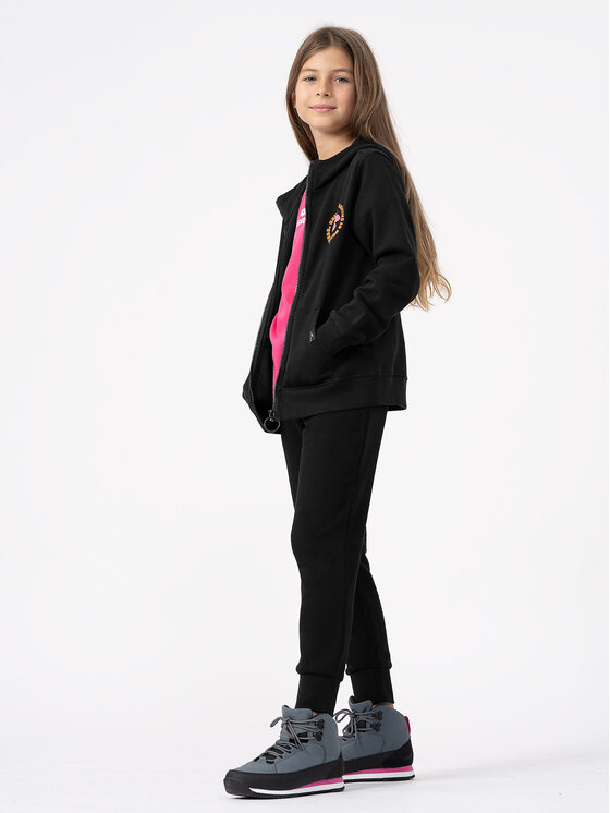 4F Pantaloni trening 4FJAW23TTROF515 Negru Regular Fit