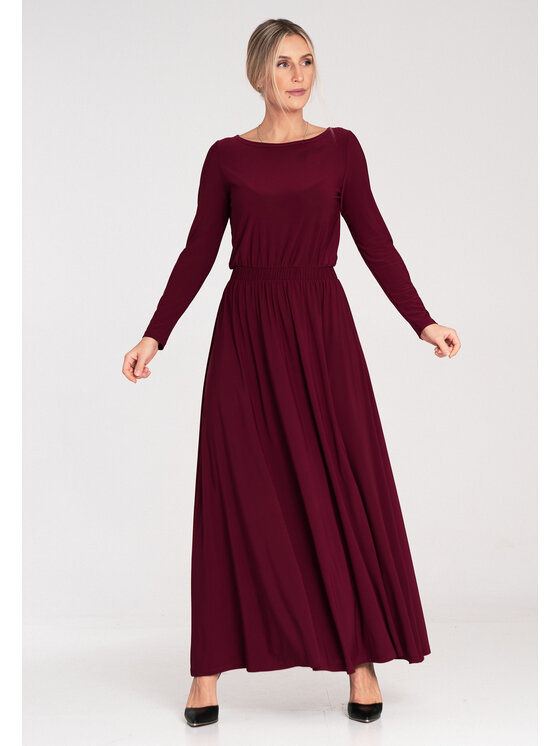FIGL FIGL Φόρεμα κοκτέιλ M1052 Μπορντό Classic Fit