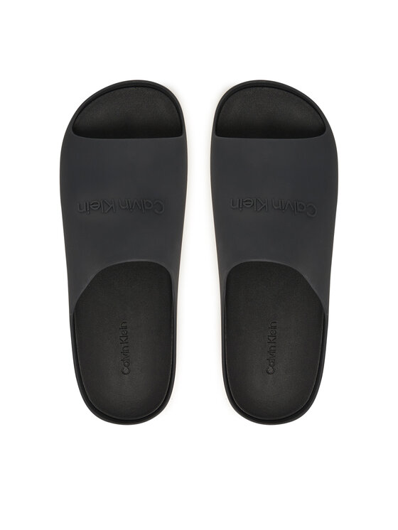Calvin Klein Calvin Klein Šľapky Jelly Slide HM0HM02014 Čierna