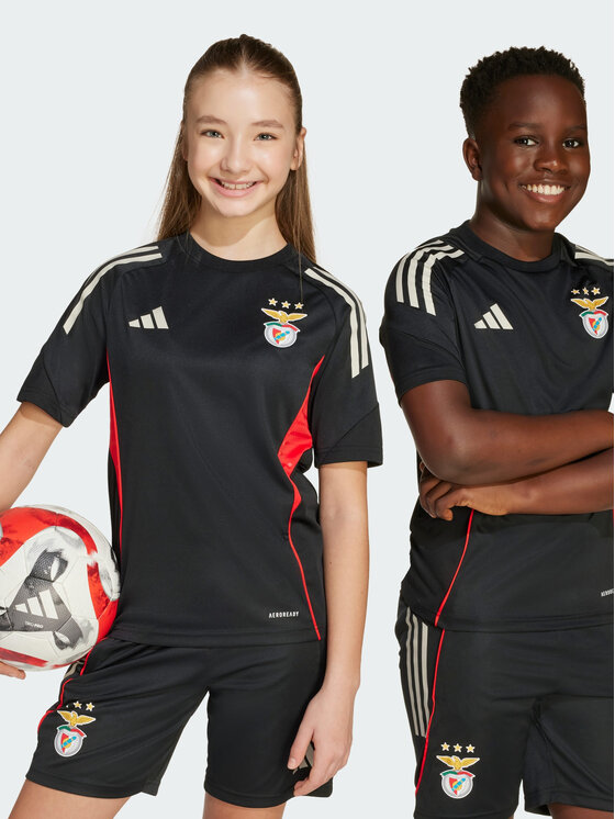 adidas adidas Koszulka techniczna Benfica Tiro 25 Competition Training Jersey Czarny Regular Fit