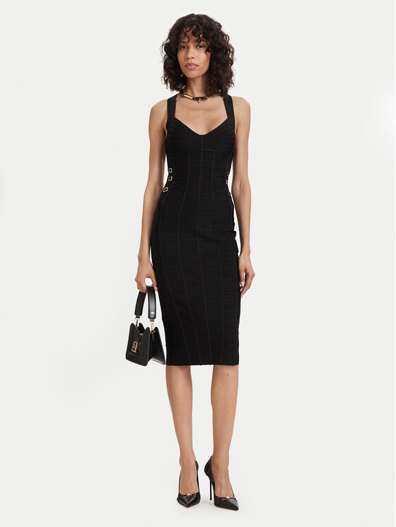 Elisabetta Franchi Elisabetta Franchi Coctailkleid AM-24D-62E2-V790 Schwarz Slim Fit