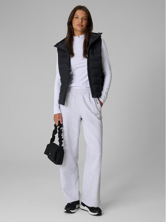 4F 4F Kamizelka CITY JACKETS Czarny Regular Fit