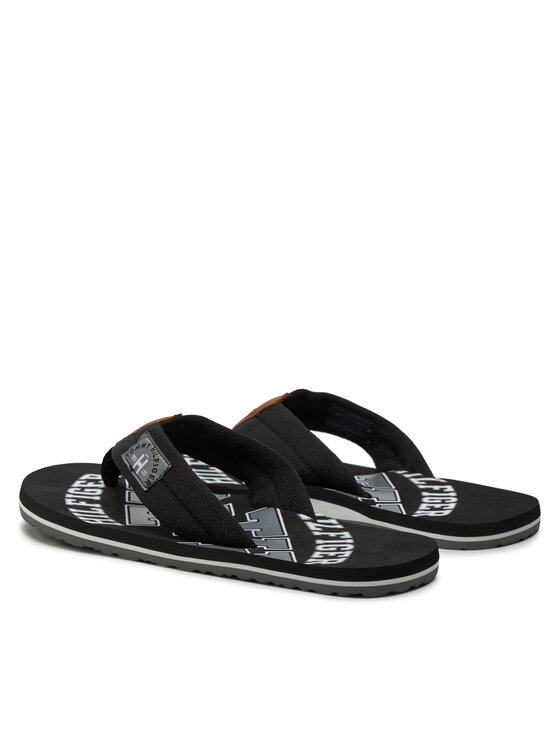Tommy Hilfiger Tommy Hilfiger Flip flop Essential Th Beach Sandal FM0FM01369 Negru