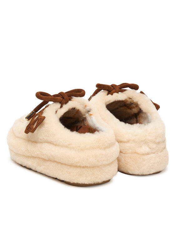 Naked Wolfe Naked Wolfe Pantofole Blizzard Écru