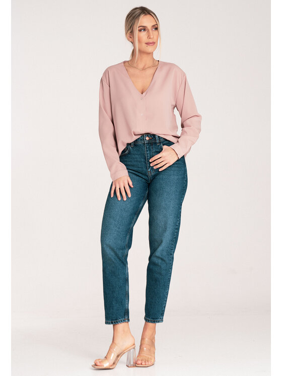 FIGL FIGL Koszula M1070 Beżowy Regular Fit