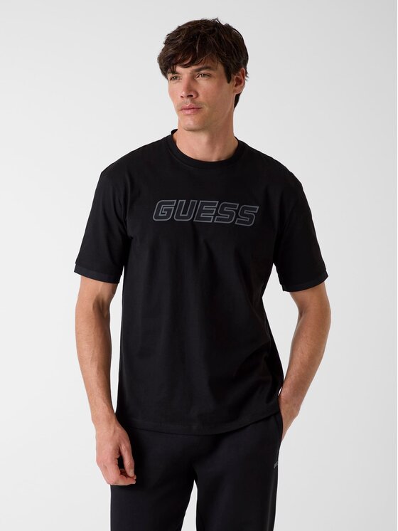 Guess Guess T-Shirt 181497 Czarny Classic Fit