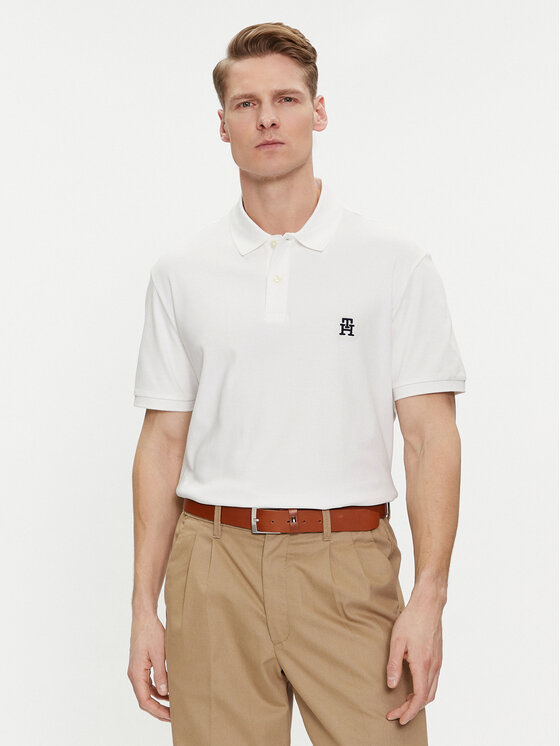 Tommy Hilfiger Polo Interlock MW0MW34783 Bijela Regular Fit